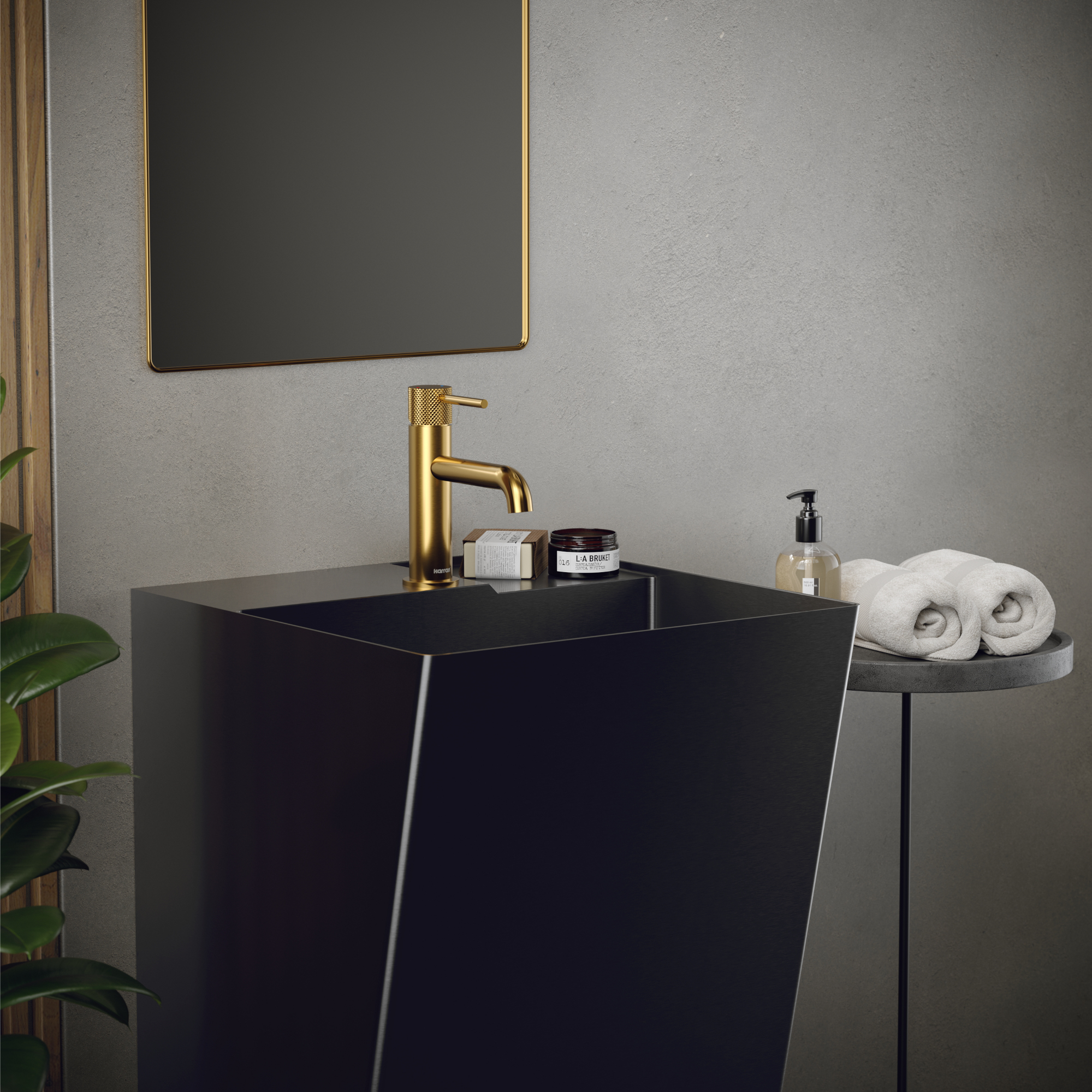 Karran Tryst 1.2 GPM Single Lever Handle Lead-free Brass ADA Bathroom